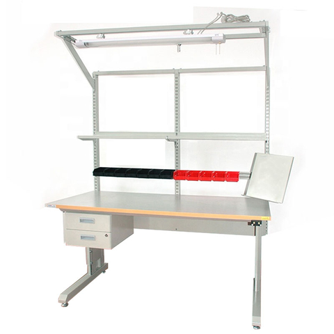 طاولة عمل كهربائية قابلة للتعديل لمحطة العمل