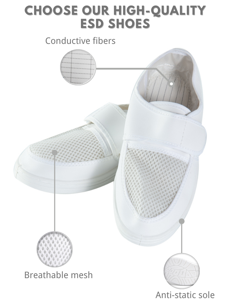 كيف تعمل أحذية ESD؟