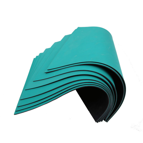 مفرش طاولة ESD أخضر لمقعد العمل